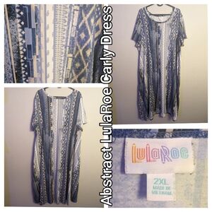 💠Abstract Lularoe Carly Dress